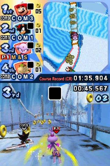 Immagine -6 del gioco Mario & Sonic ai Giochi Olimpici Invernali per Nintendo DS